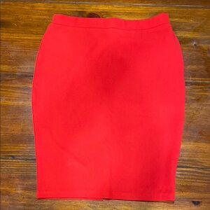 Elegant Red Women's Skirt